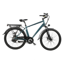 26 Inch City Model Ebike with Rear Carrier Battery